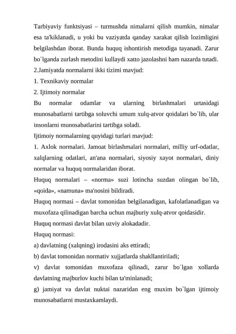 IJTIMOIY MUNOSABATLAR TIZIMIDA HUQUQNING AMAL QILISHI 4
