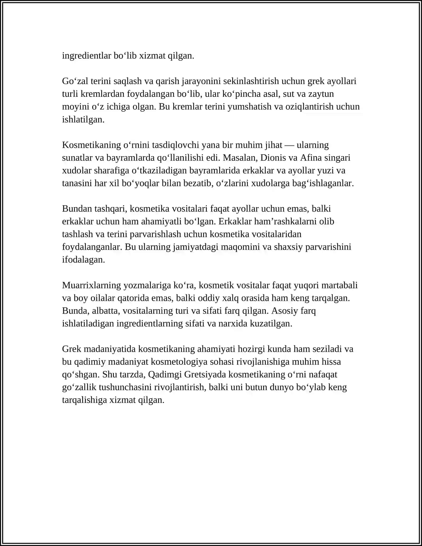 QADIMGI GRETSIYADA KOSMETIKANING QO‘LLANILISHI 4