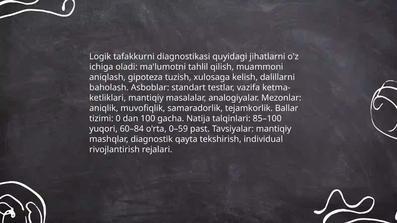 Tafakkur diagnostikasi 4
