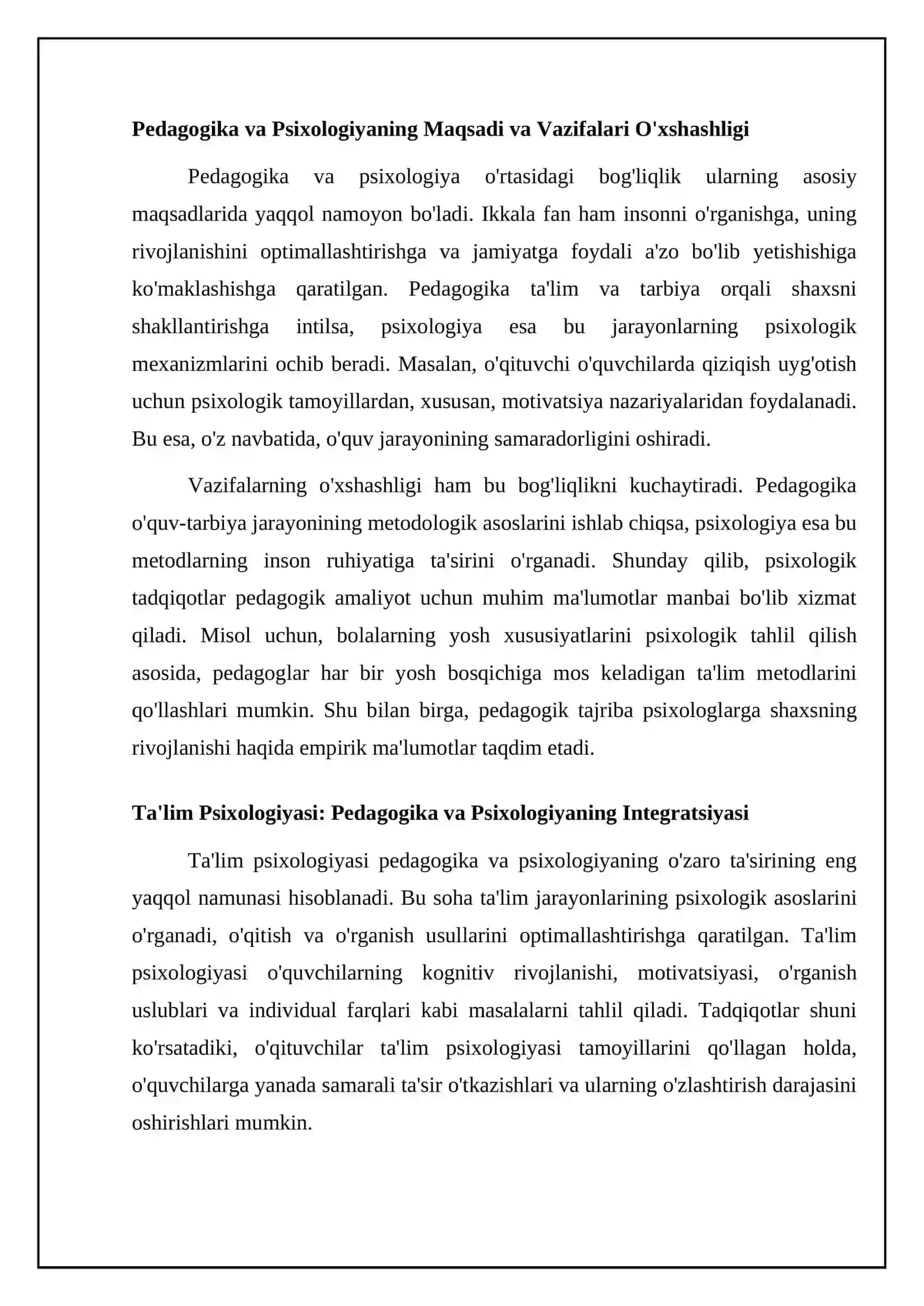 Pedagogika va psixologik amaliyot 4