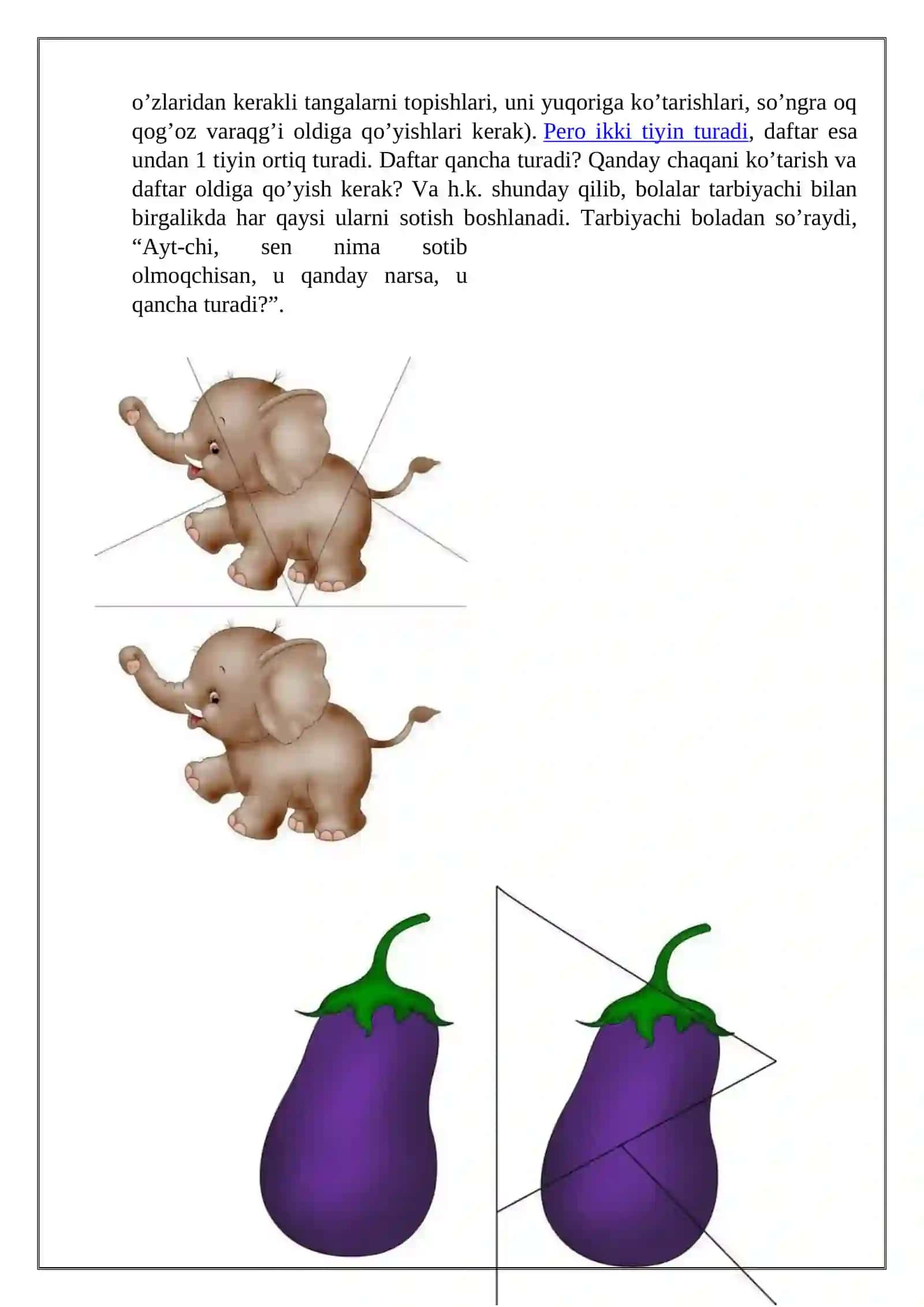 Butun buyumni qismlarga bo'lish 4