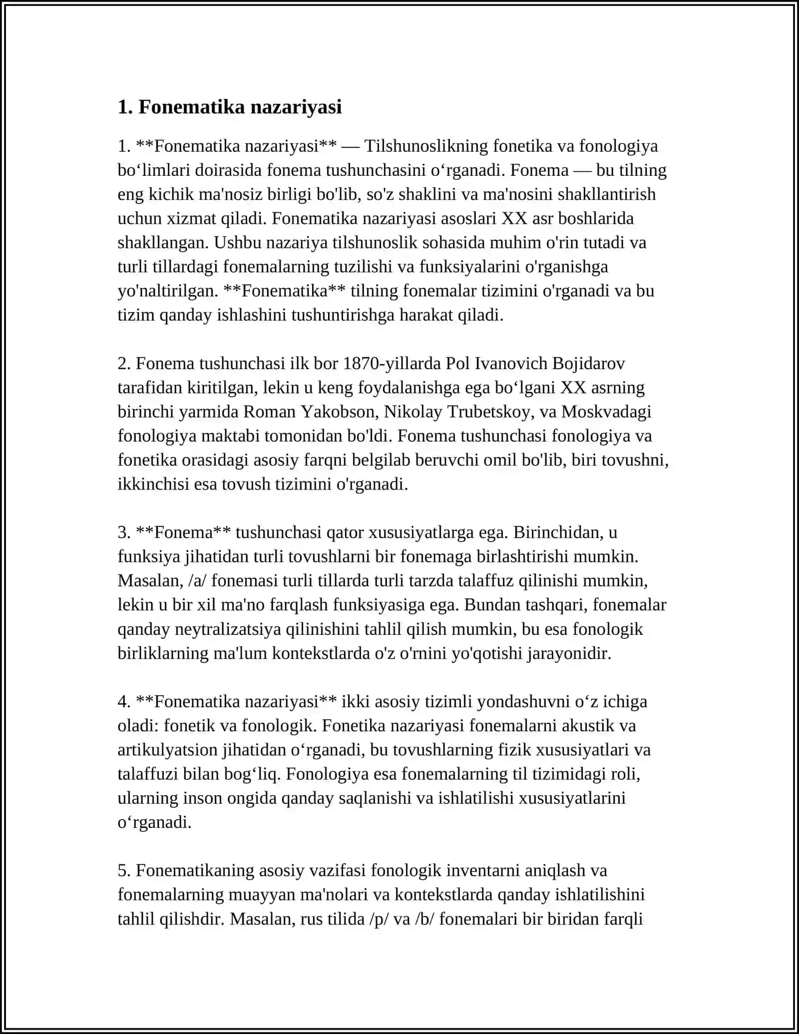FONEMATIK IDROK USTIDA ISHLASH UCHUN NUTQIY MATERIAL TANLASH 4