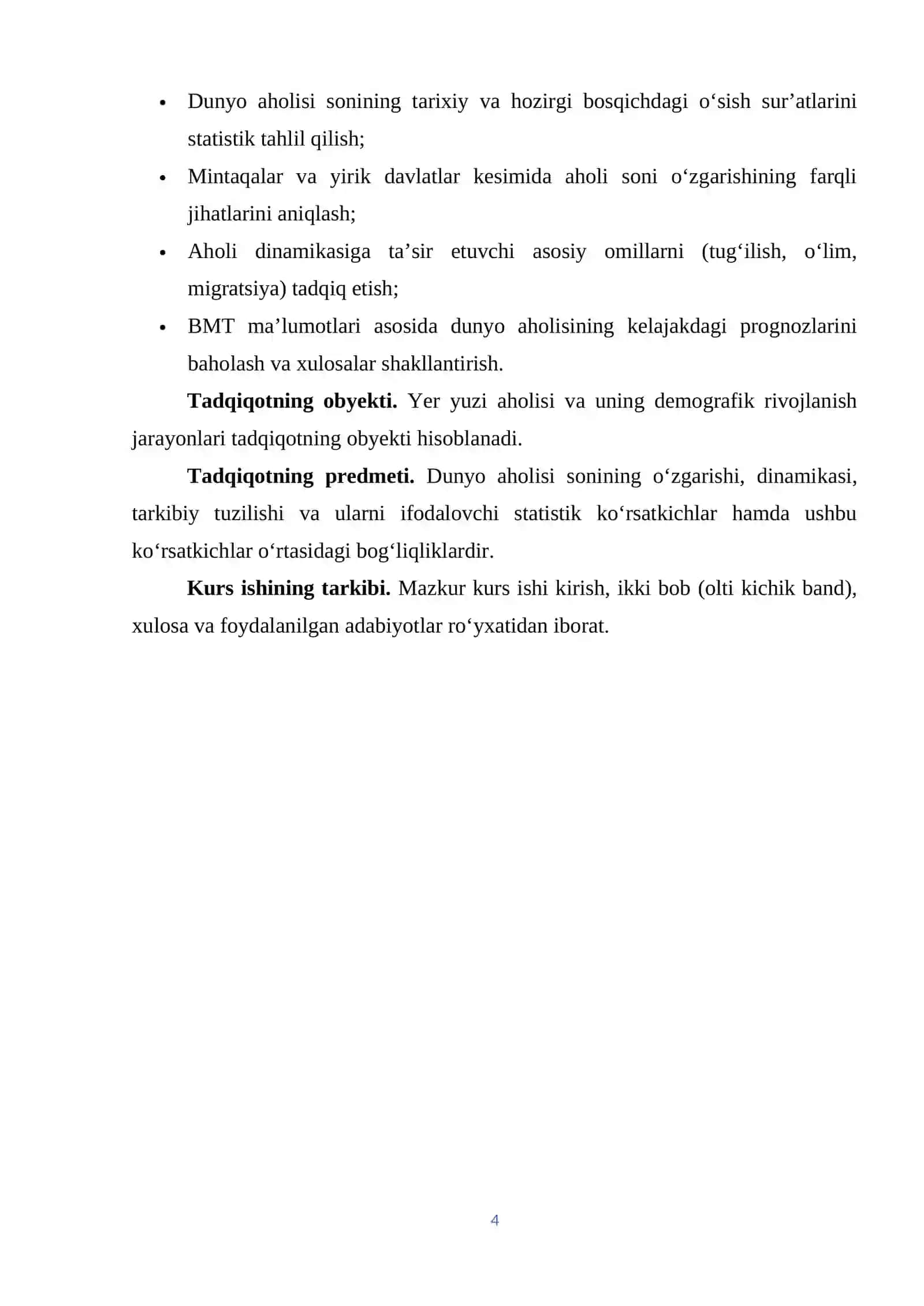 Dunyo aholisi 4