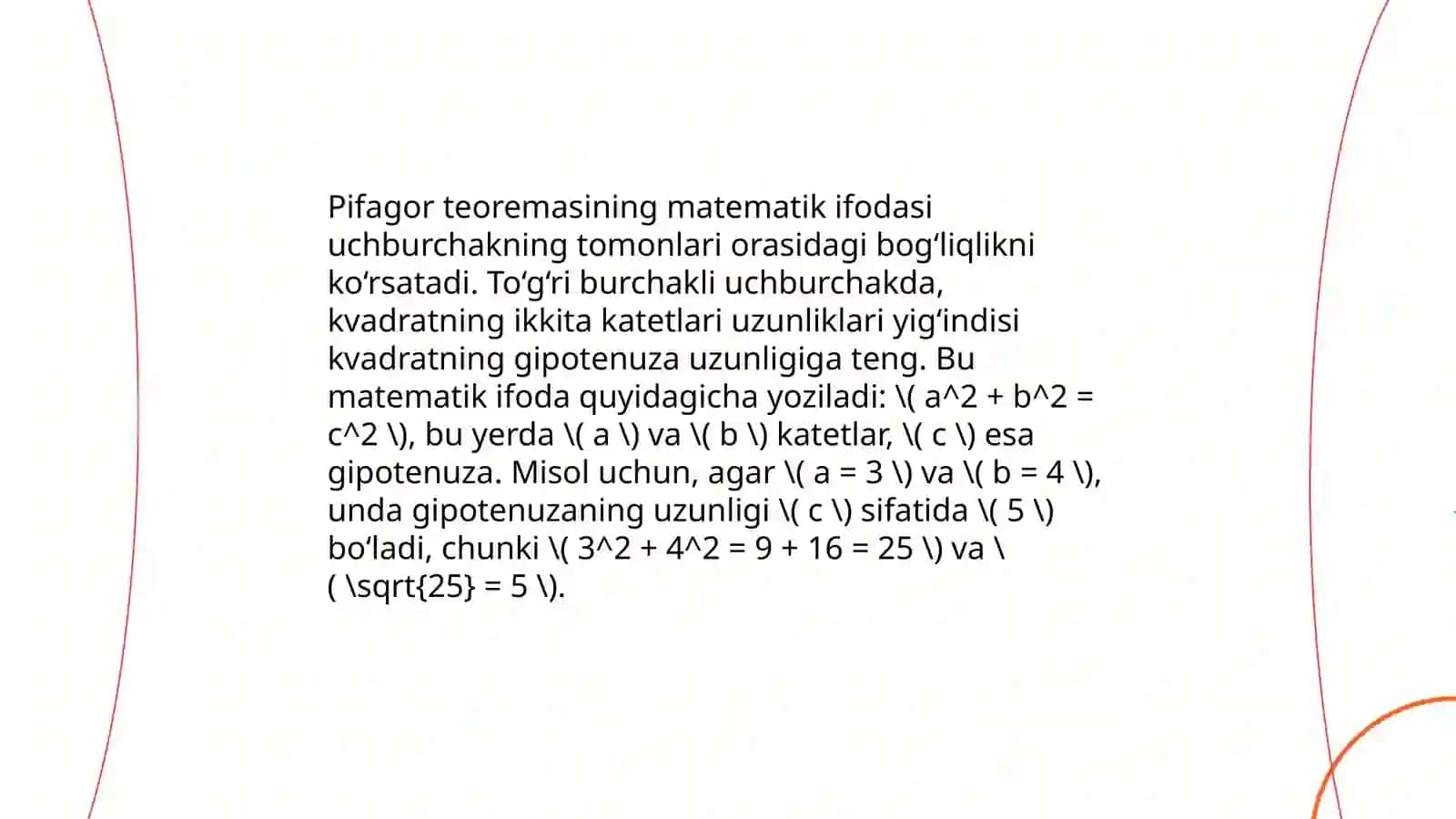 Pifagor teoremasi 4