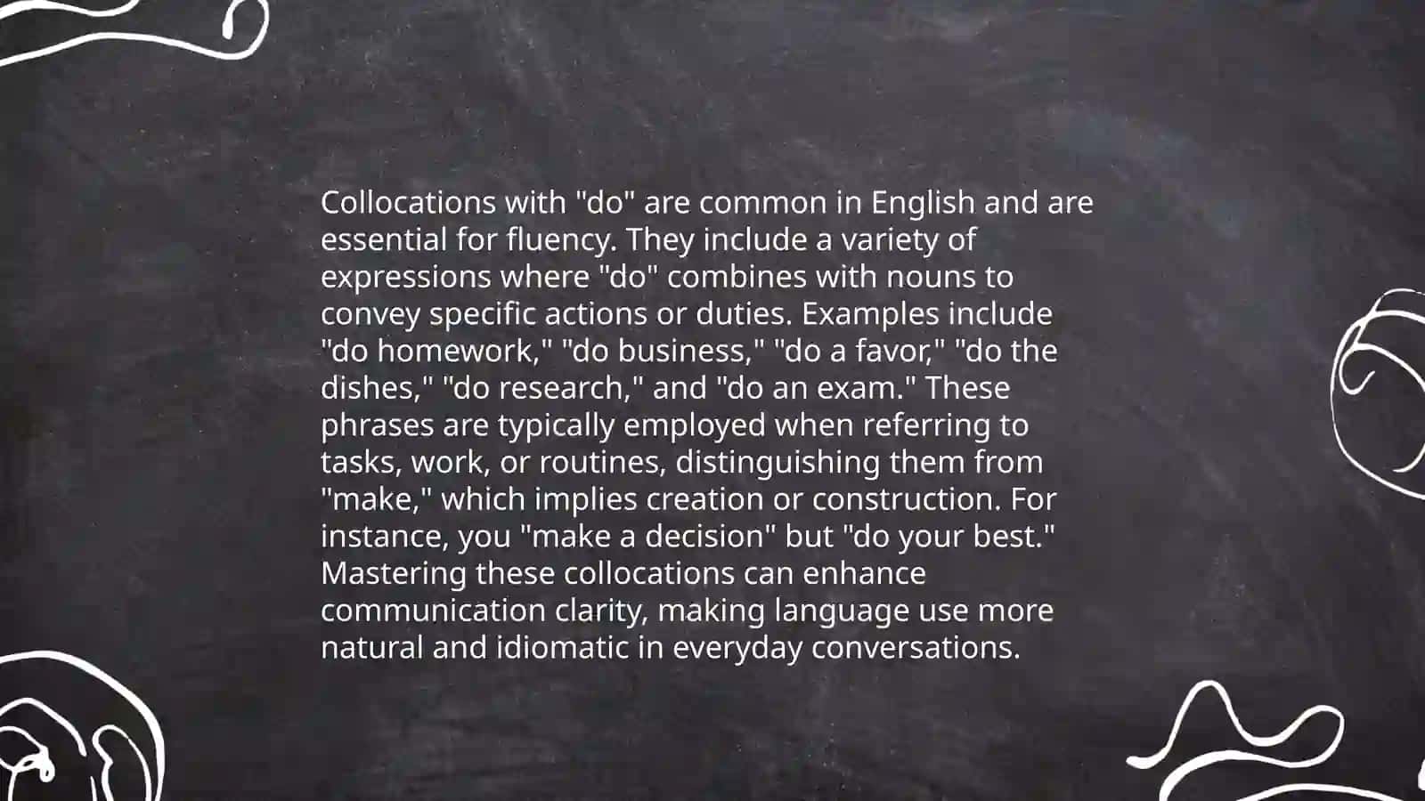 Common English collocations and their usage 4