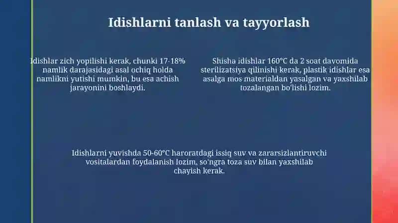 Bali mahsulotlarini saqlash va qadoqlash 4