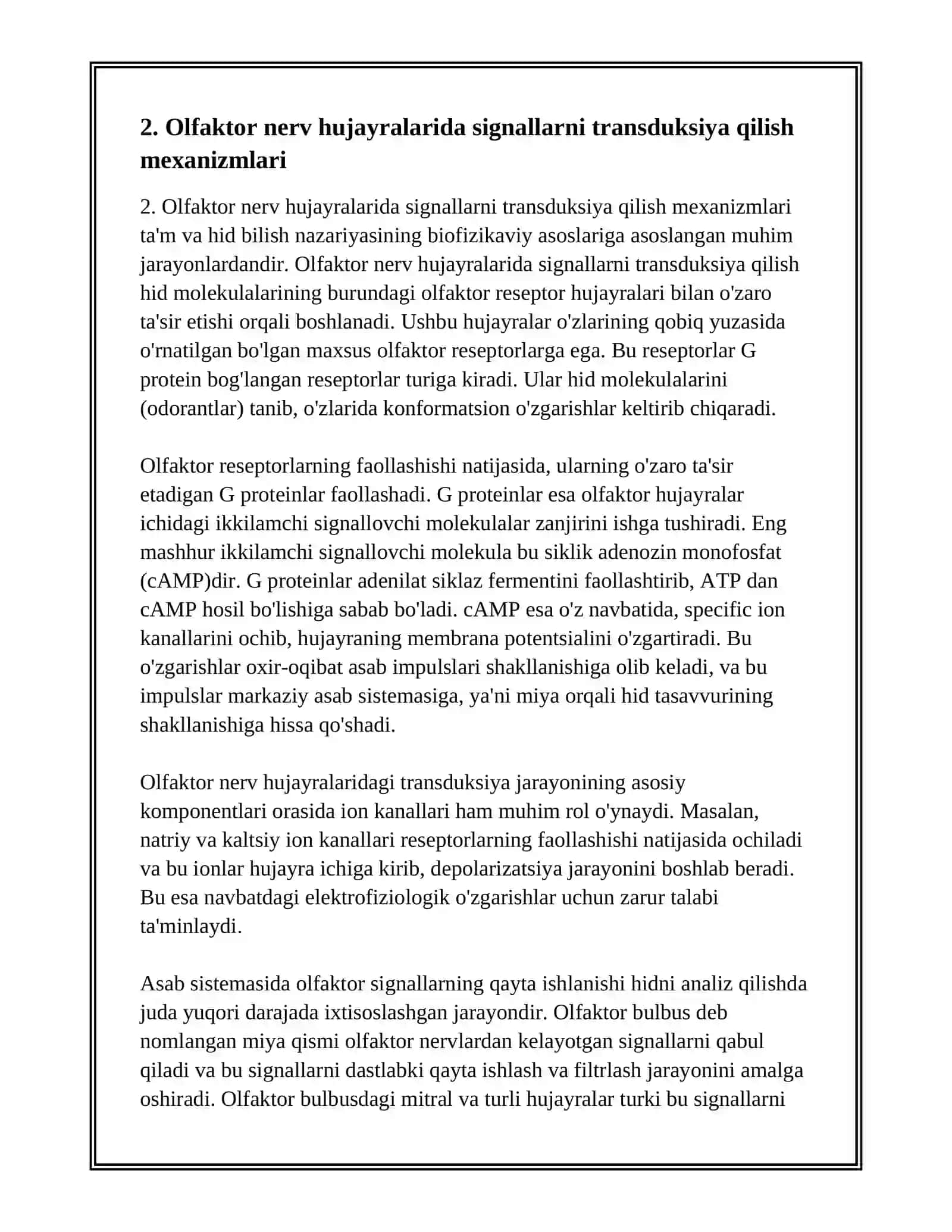TA'M VA HID BILISH NAZARIYASINING BIOFIZIKAVIY ASOSLARI 4