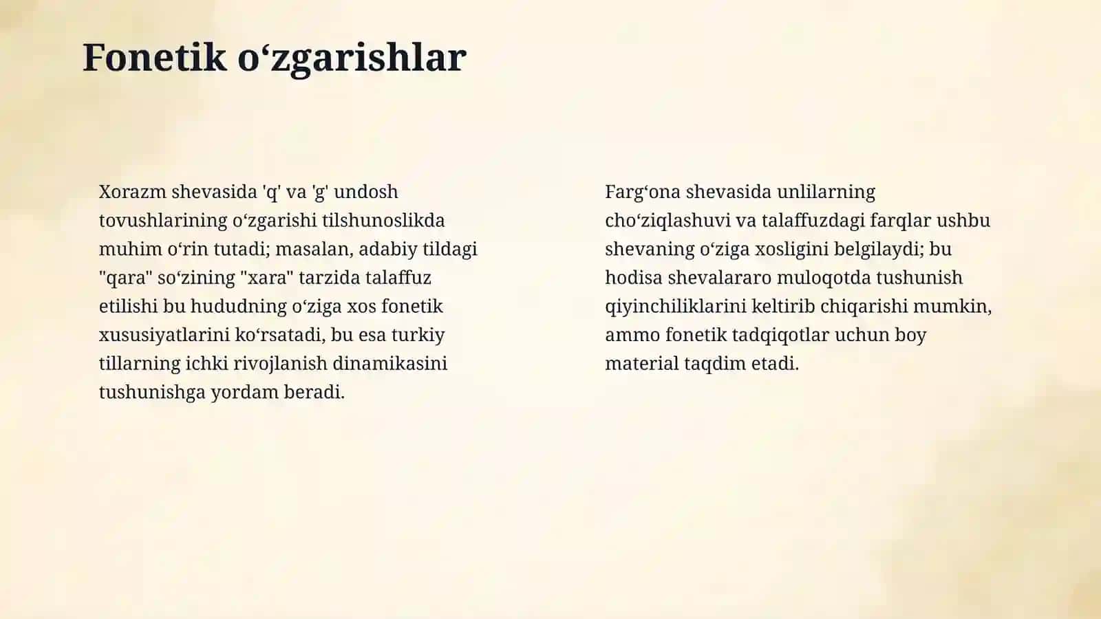 Oltoy tillarning turkiy tillar grammatik tizimidagi ifodasi. 4