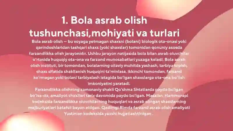 Bola asrab olish tartibi va uning huquqiy asoslari 4