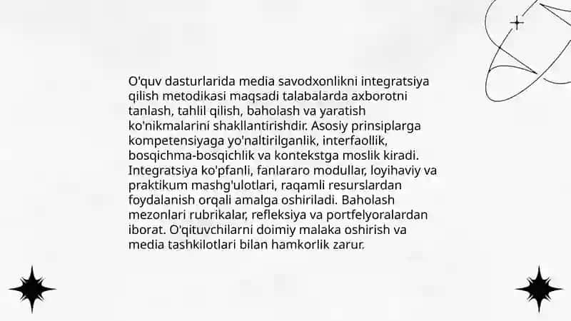 Media savodxonlik va axborot madaniyatining ta'limdagi roli 4