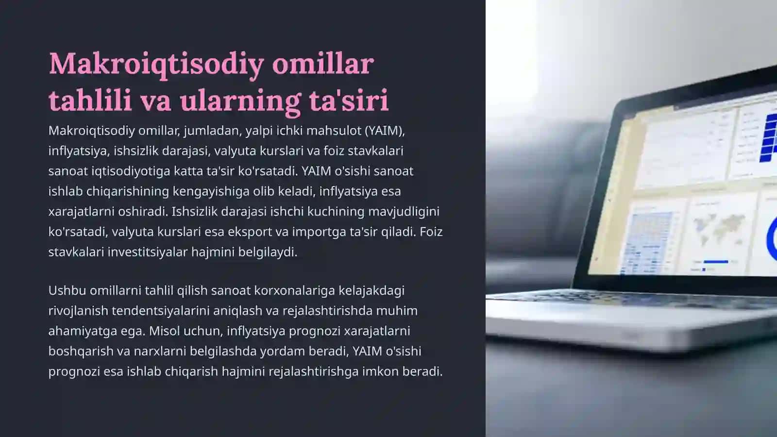 Sanoat iqtisodiyotini rejalashtirish va prognozlash 4