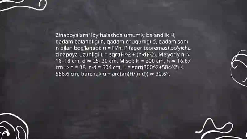 Pifagor teoremasining tatbiqlari 4