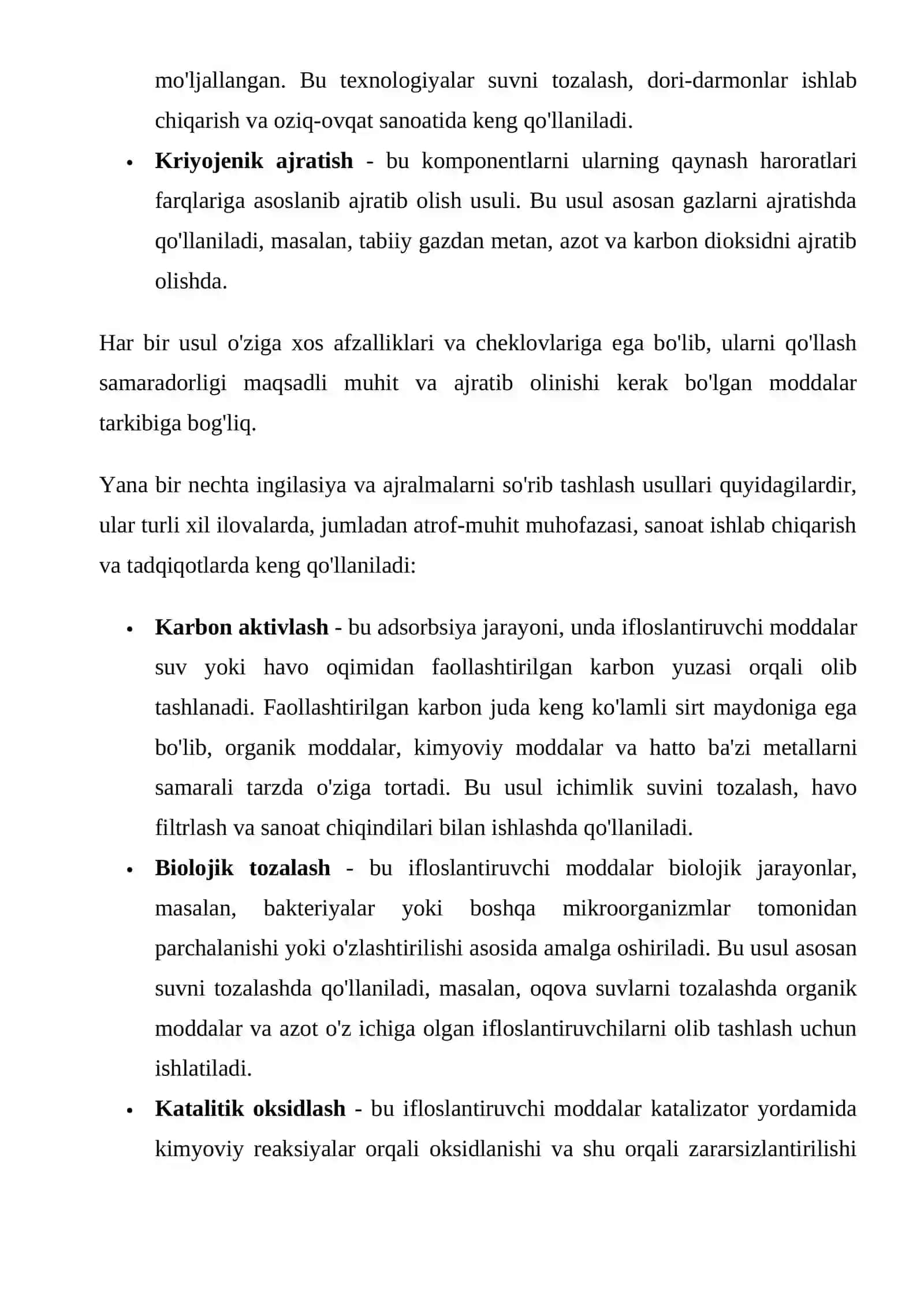Ingilasiya va ajralmalarni so'rib tashlash 4
