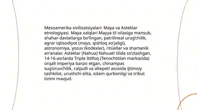 Shimoliy Amerika tub aholisi etnografik xususiyatlari 4