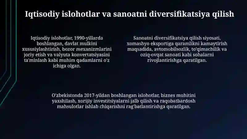 Rivojlanishning “Oʻzbek modeli”: mohiyati va asosiy tamoyillari 4