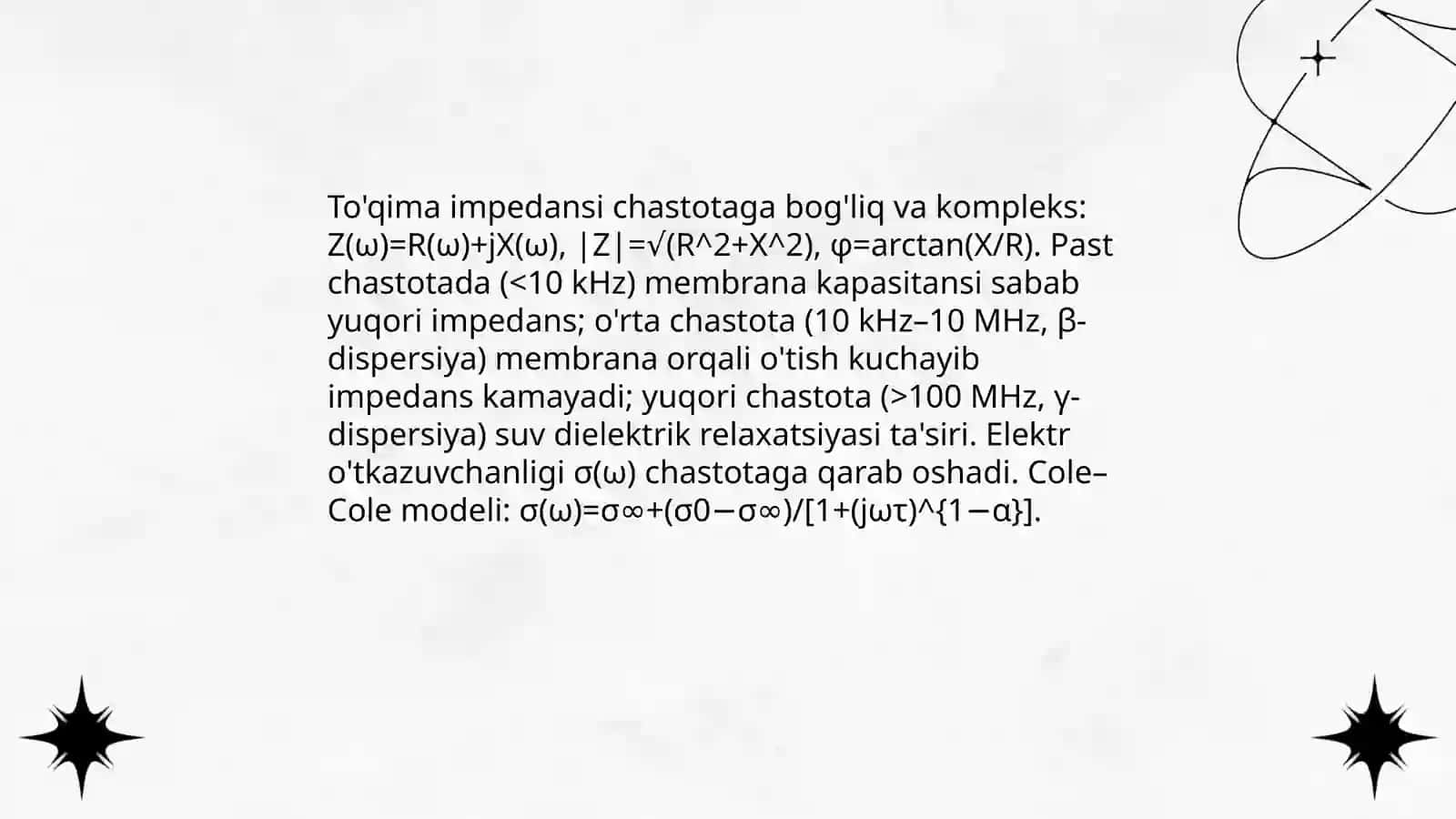 Biologik tőqimlarni elektr őtkazuvchanligi 4