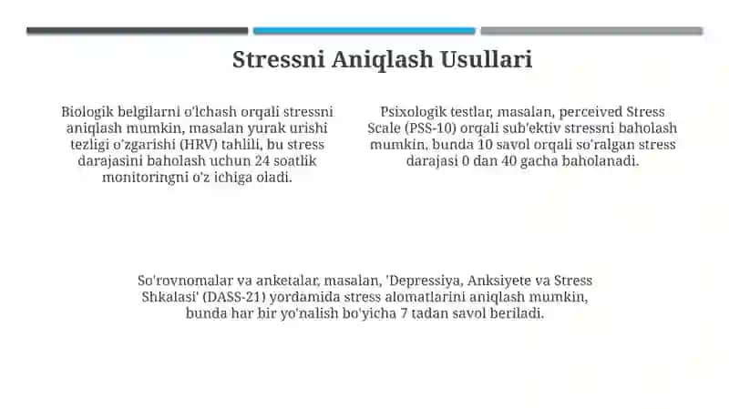 Stress va stressni bartataf etuvchi psixologik mashg‘ulotlar 4