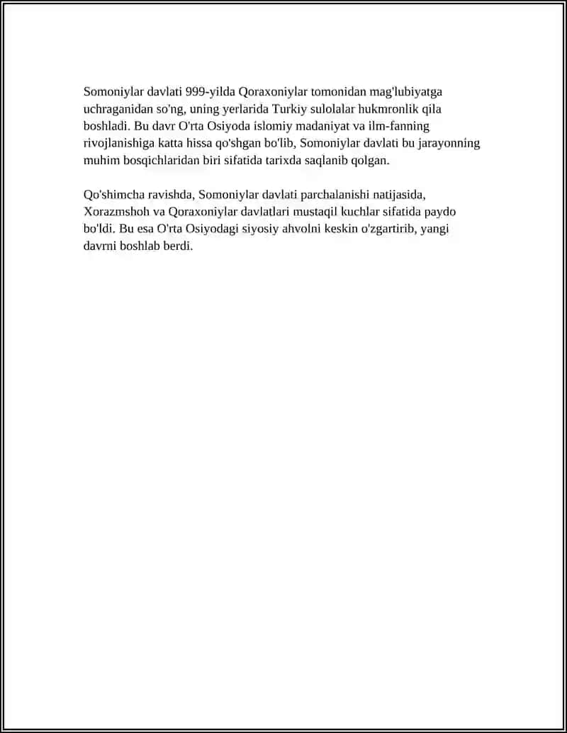 Somoniylar va Turkiy Qabilar 4