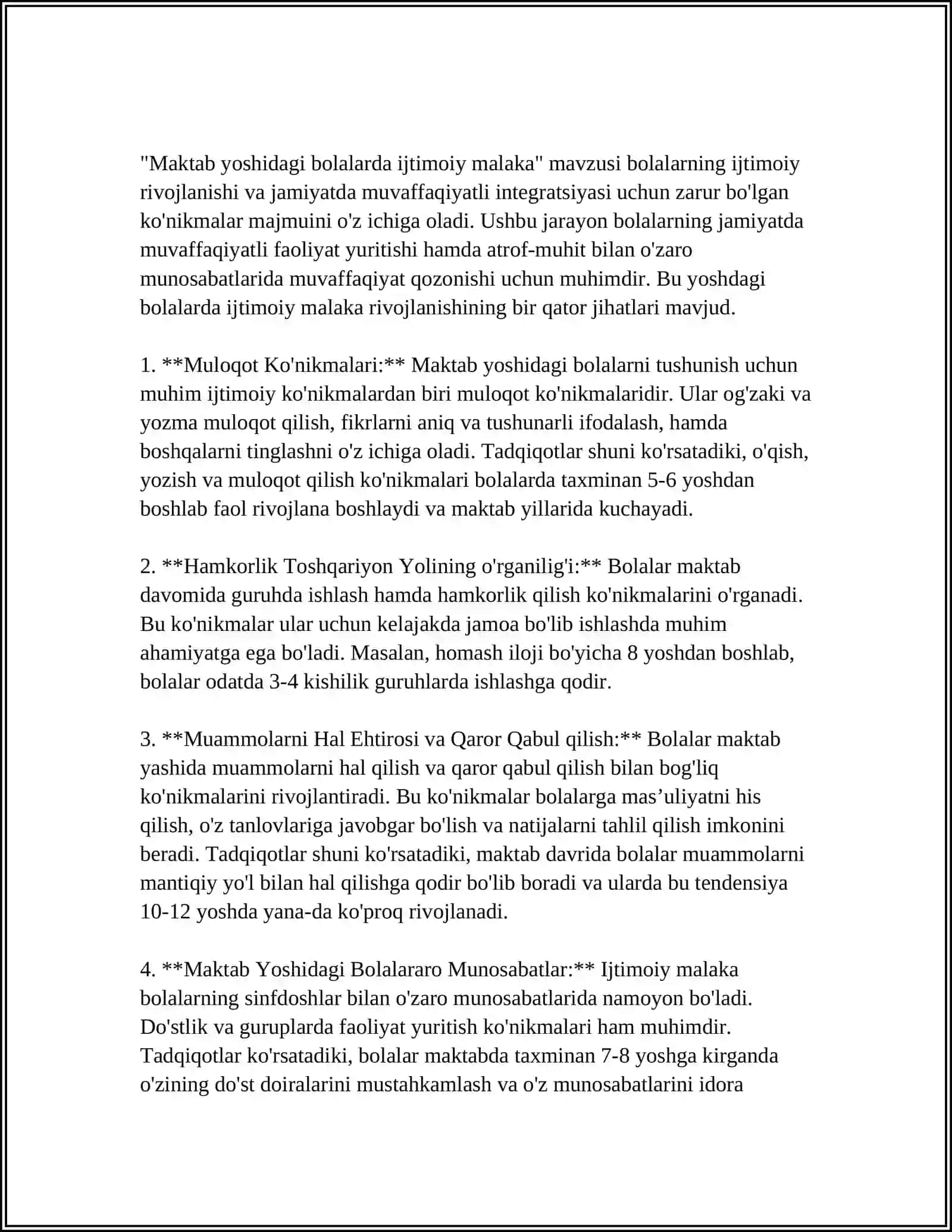 MAKTAB YOSHIDAGI KICHIK BOLALAR PSIXOLOGIYASI 4
