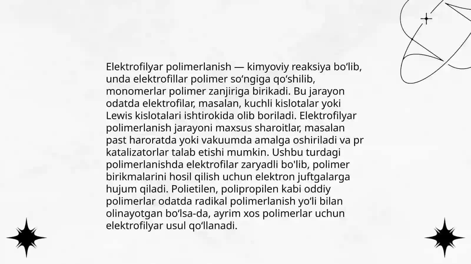 Ionli polimerlanish mehanizmi 4