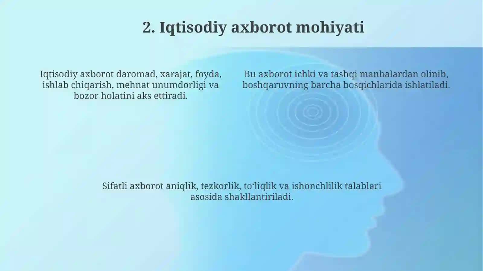 Axborottizimlari va diagrammalar yordamida iqtisodiy axborotni tahlil qilish texnologiyasi 4