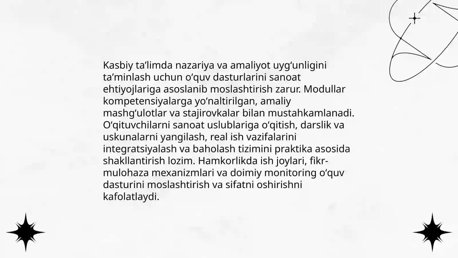 Nazariya va amaliyot uygʻunligi 4