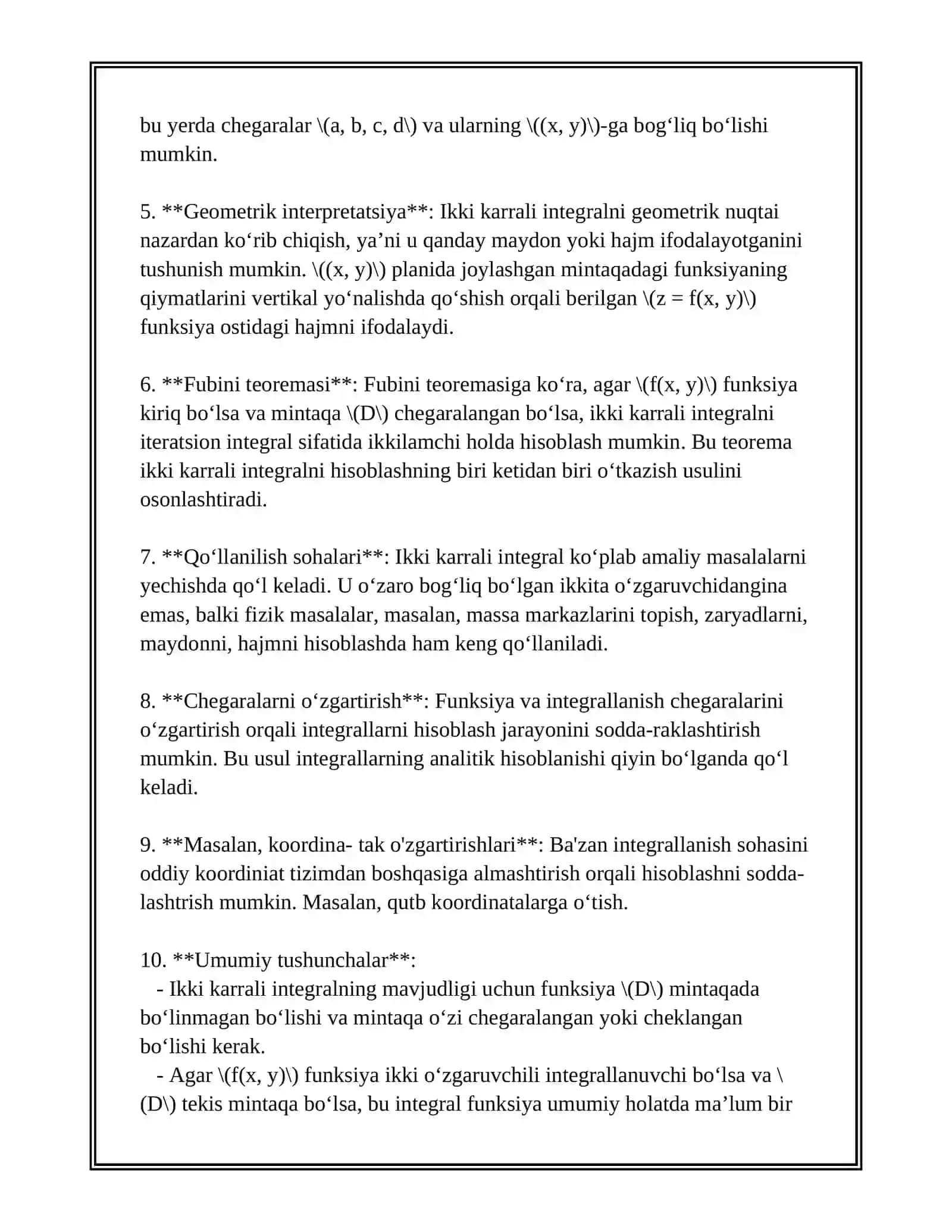 IKKI KARRALI INTEGRAL 4