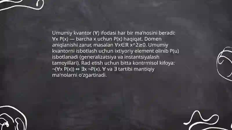 Kvantorlarni qoʻllash 4