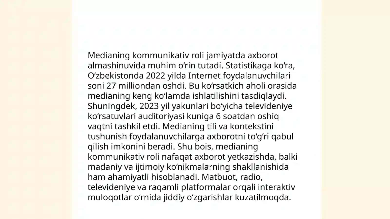 Medianing ijtimoiy mazmuni 4
