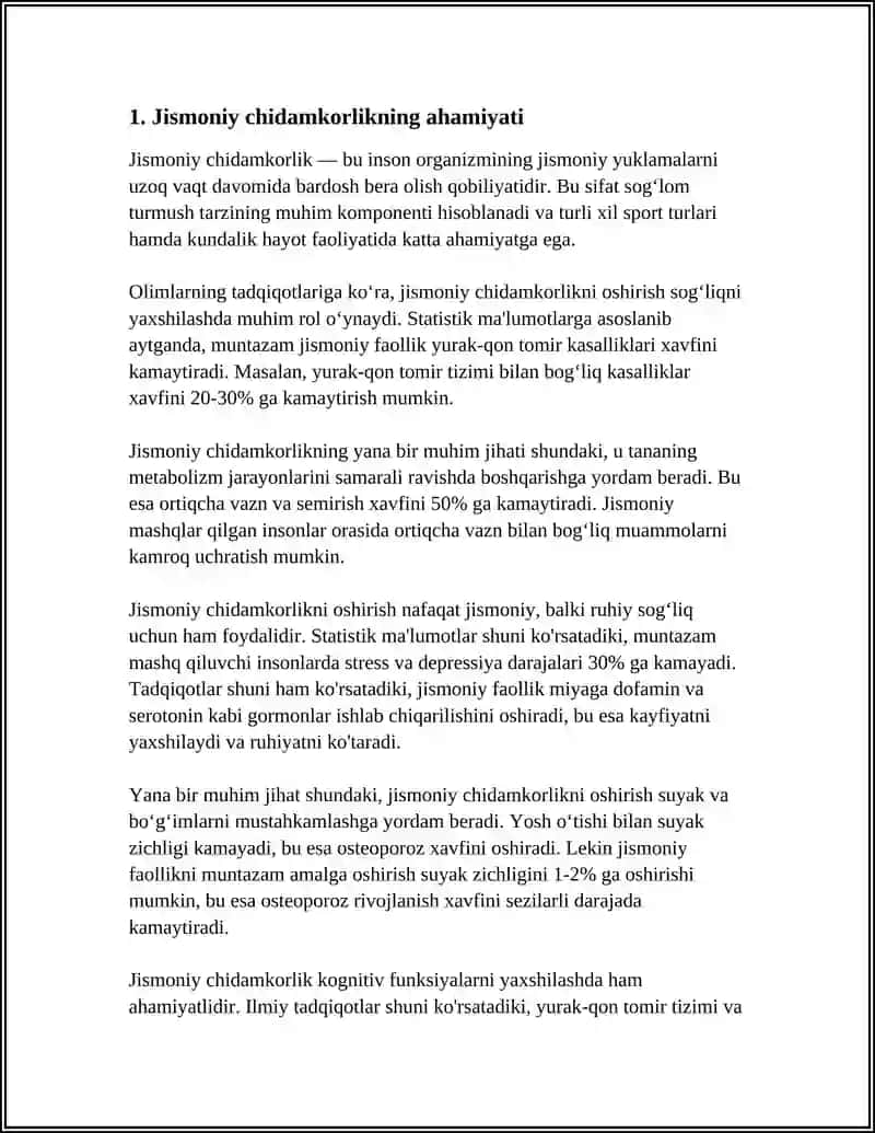 TRENAJORLARDA (CHIDAMKOR KUCH) JISMONIY SIFATINI RIVOJLANTIRISH 4
