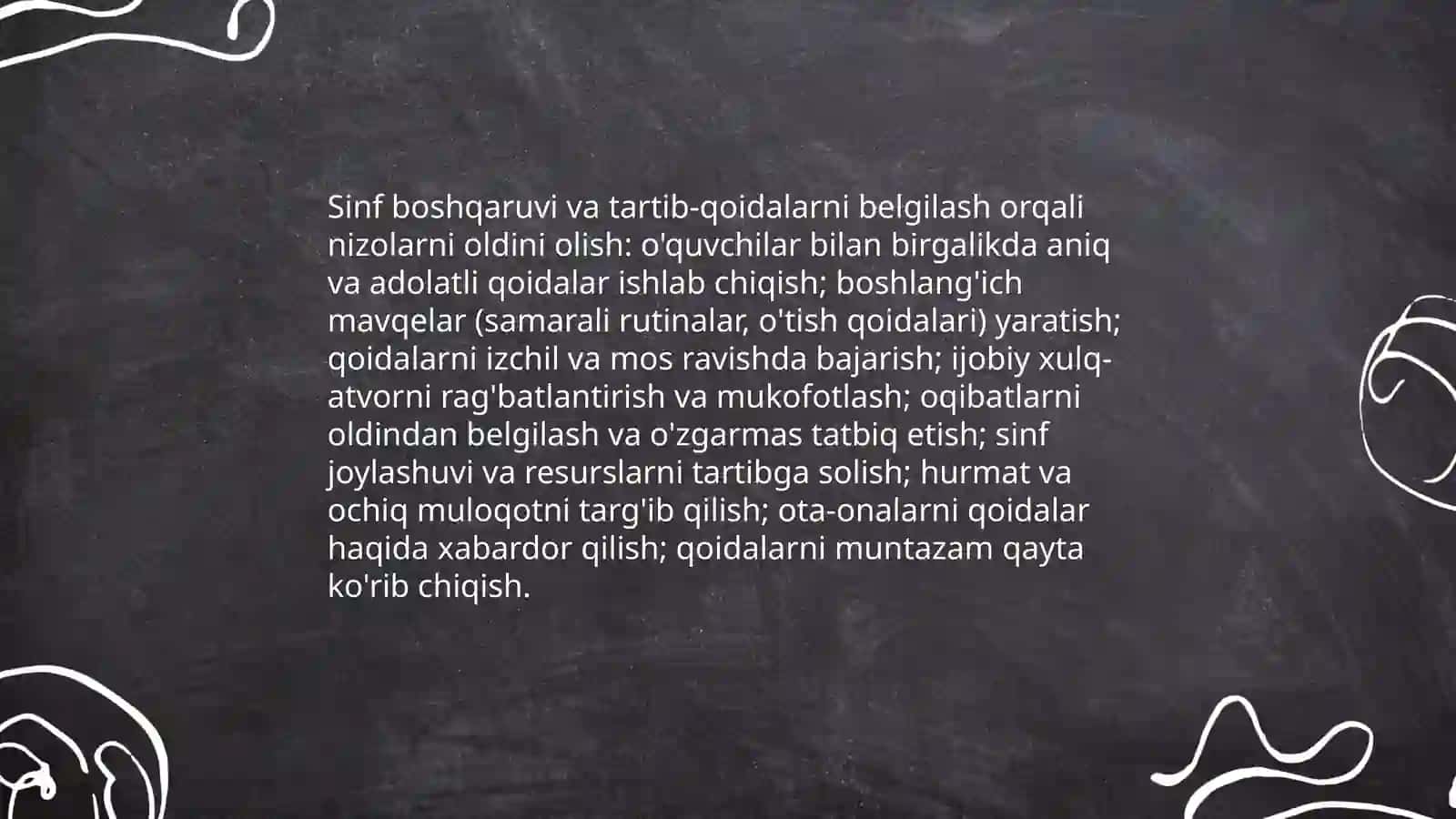 Oʻqituvchi va oʻquvchi oʻrtasidagi nizolarni oldini olish yoʻllari 4