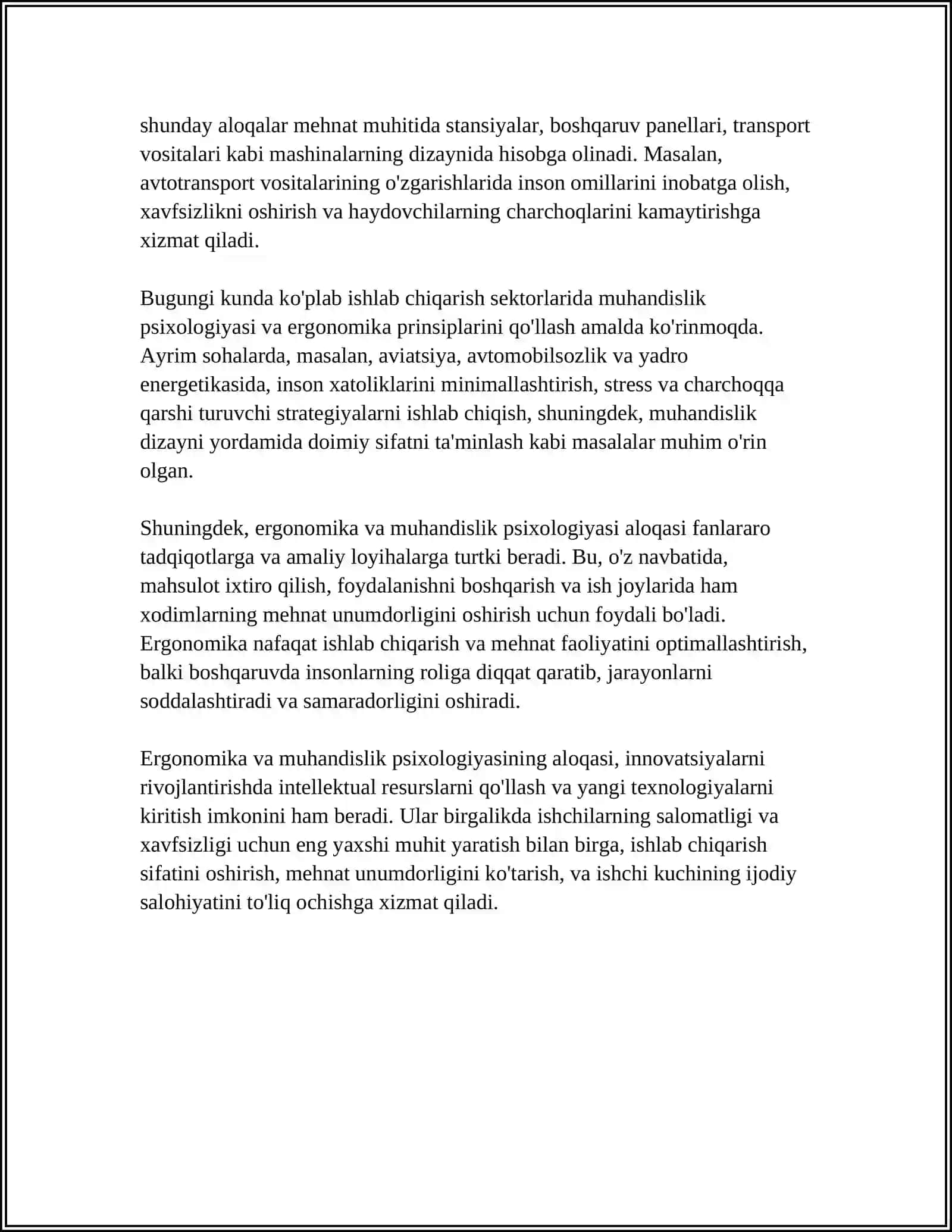 MUHANDILIK PSIXOLOGIYASINING BOSHQA FANLAR BILAN ALOQASI 4