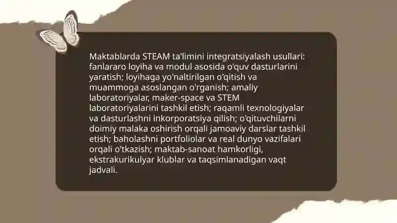 Zamonaviy STEAM yondashuvi - davr talabi 4