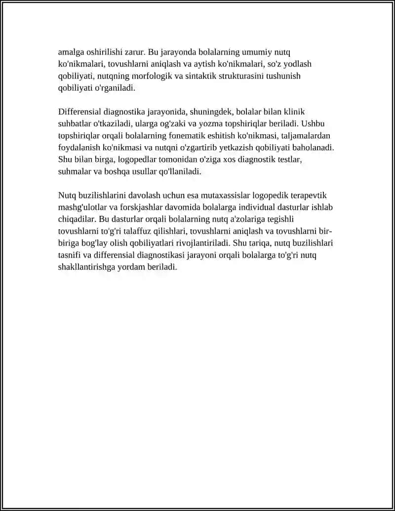 NUTQ BUZILISHLARI DIAGNOSTIKA VA KOMPILEKISI 4