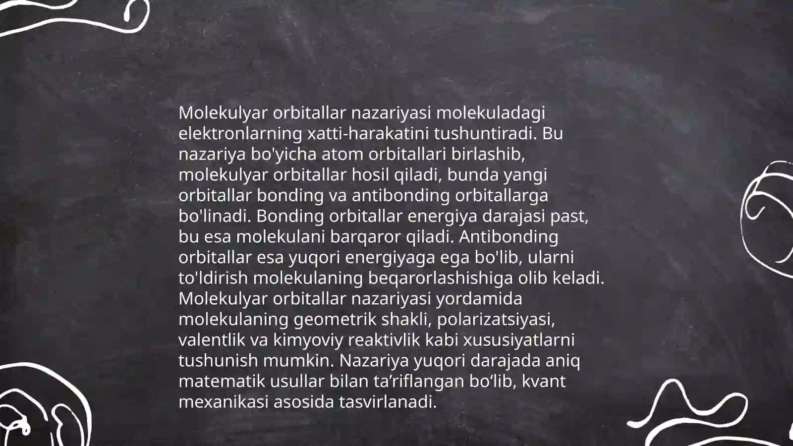 Gibridlanish molekulyar orbitallarmetodi 4