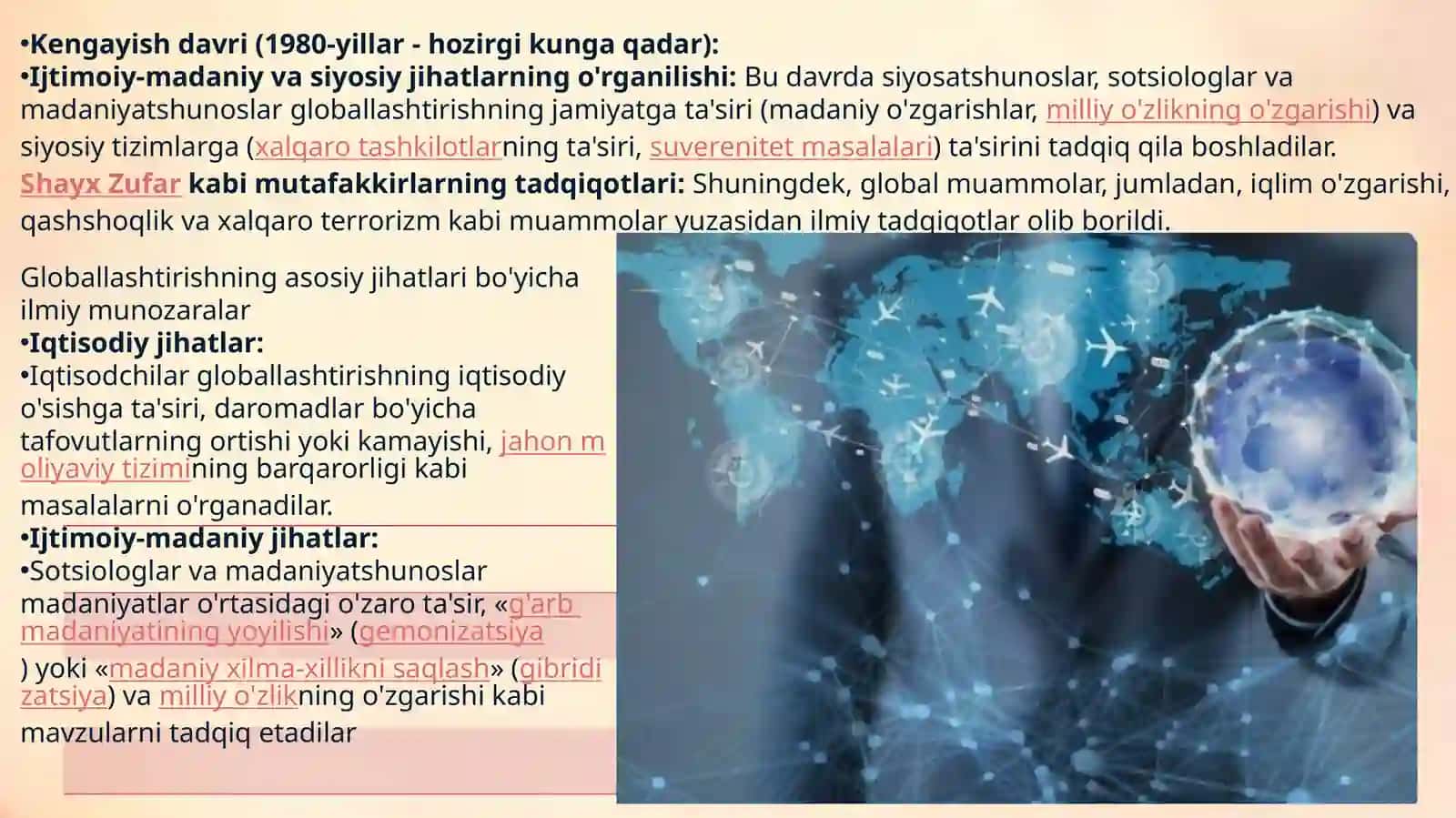 FDU SIRTQI BO’LIM IQTISODIYOT YO’NALISHI 21.36 GURUH TALABASI QODIROVA GULHAYONING JAHON IQTISODIYOTI VA XALQARO MUNOSABATLARI FANIDAN TAG’TIMOTI 4