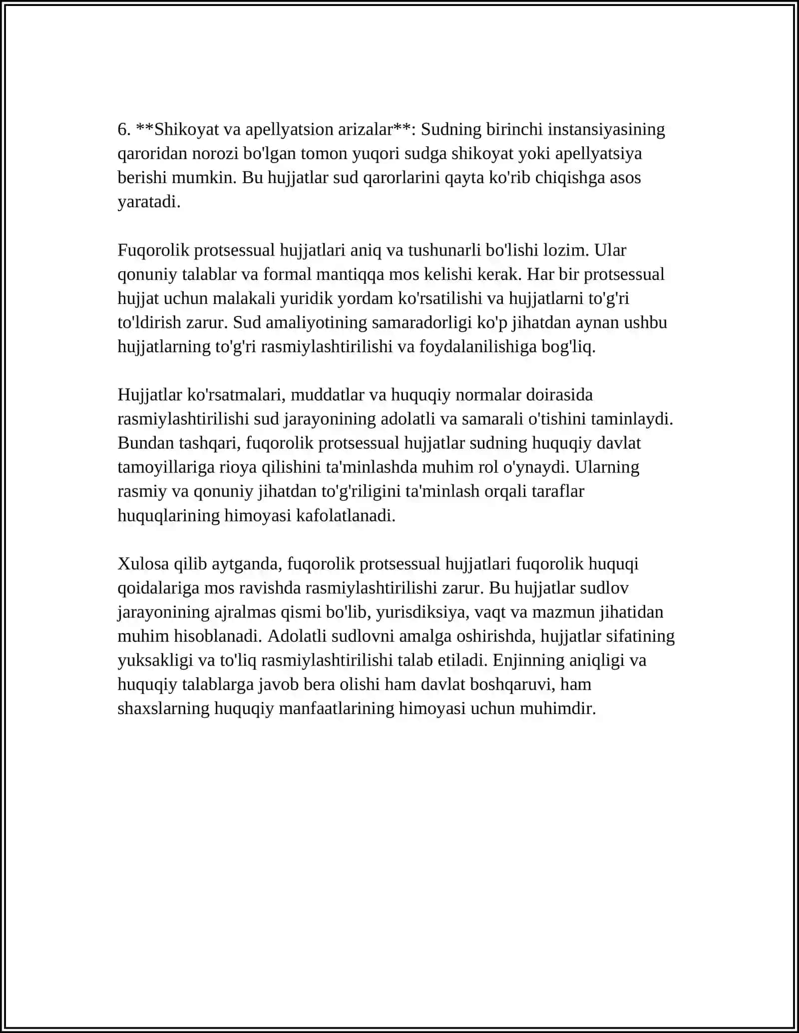 FUQOROLIK PROTSESSSUAL XUJJATLARI VA ULARNING TIL XUSUDIYATLARI 4