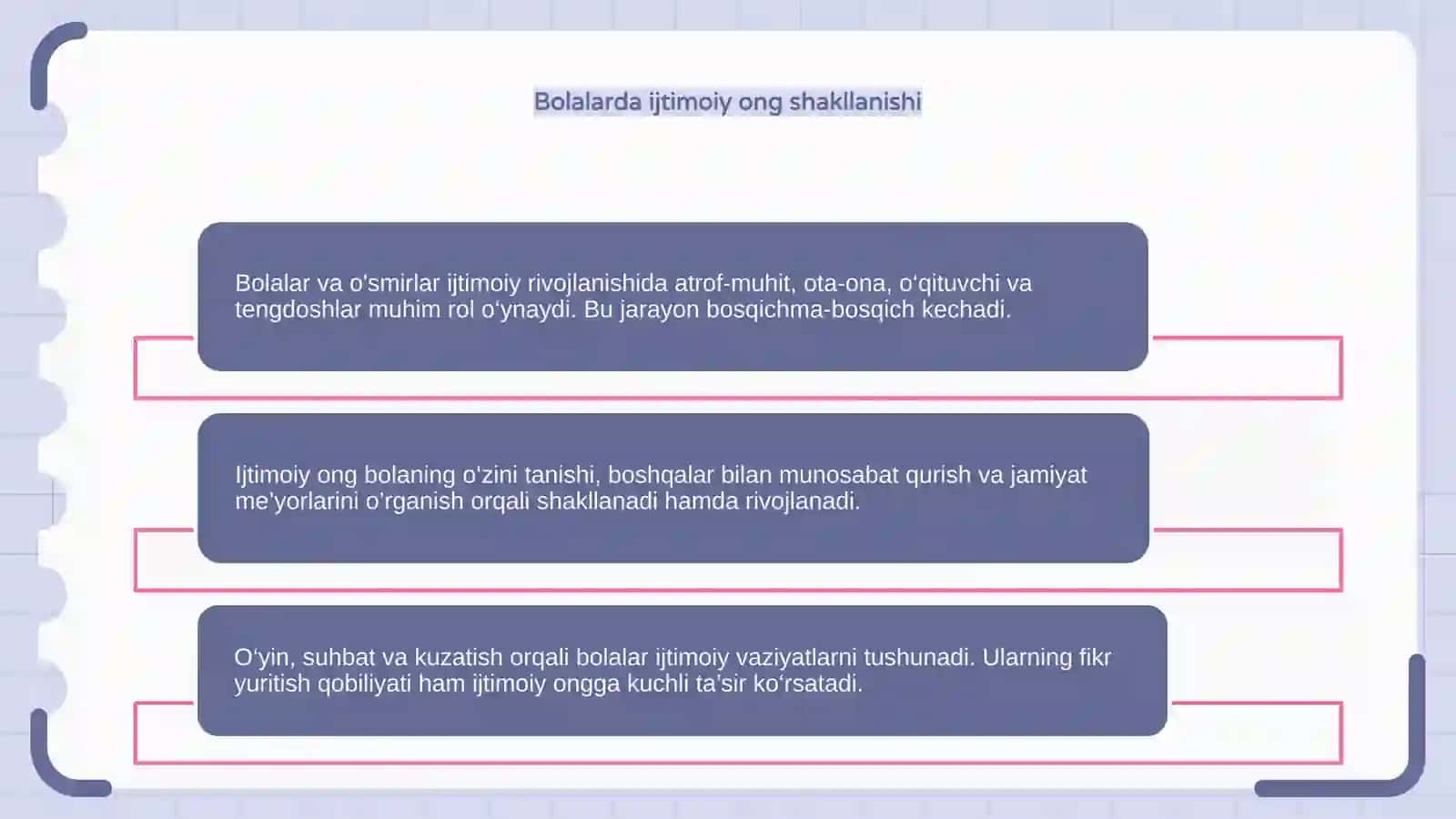 Bolalar va o'smirlarda ijtimoiy rivojlanish 4