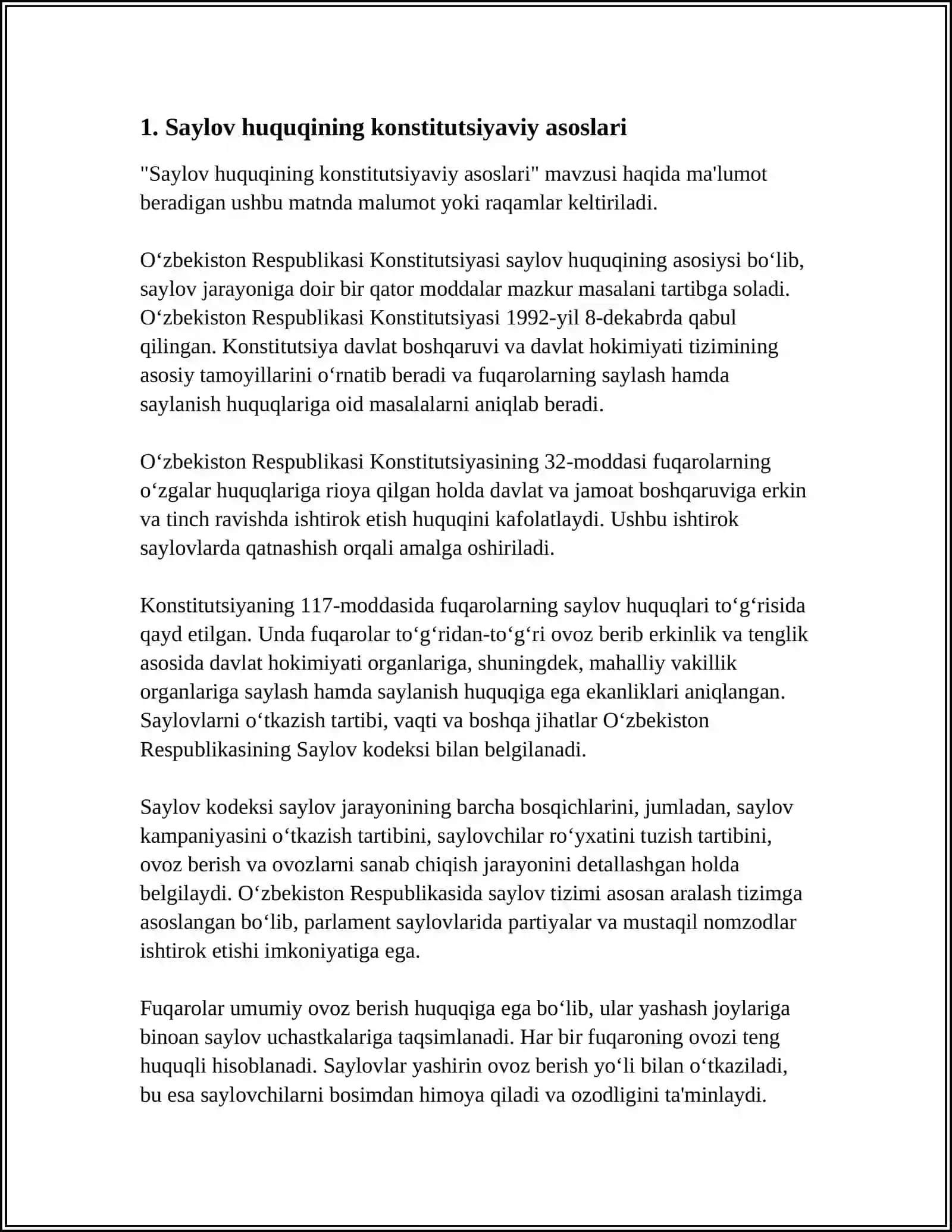 SAYLOV HUQUQINING KONSTITUTSIYAVIY ASOSLARI VA TIZIMI 4