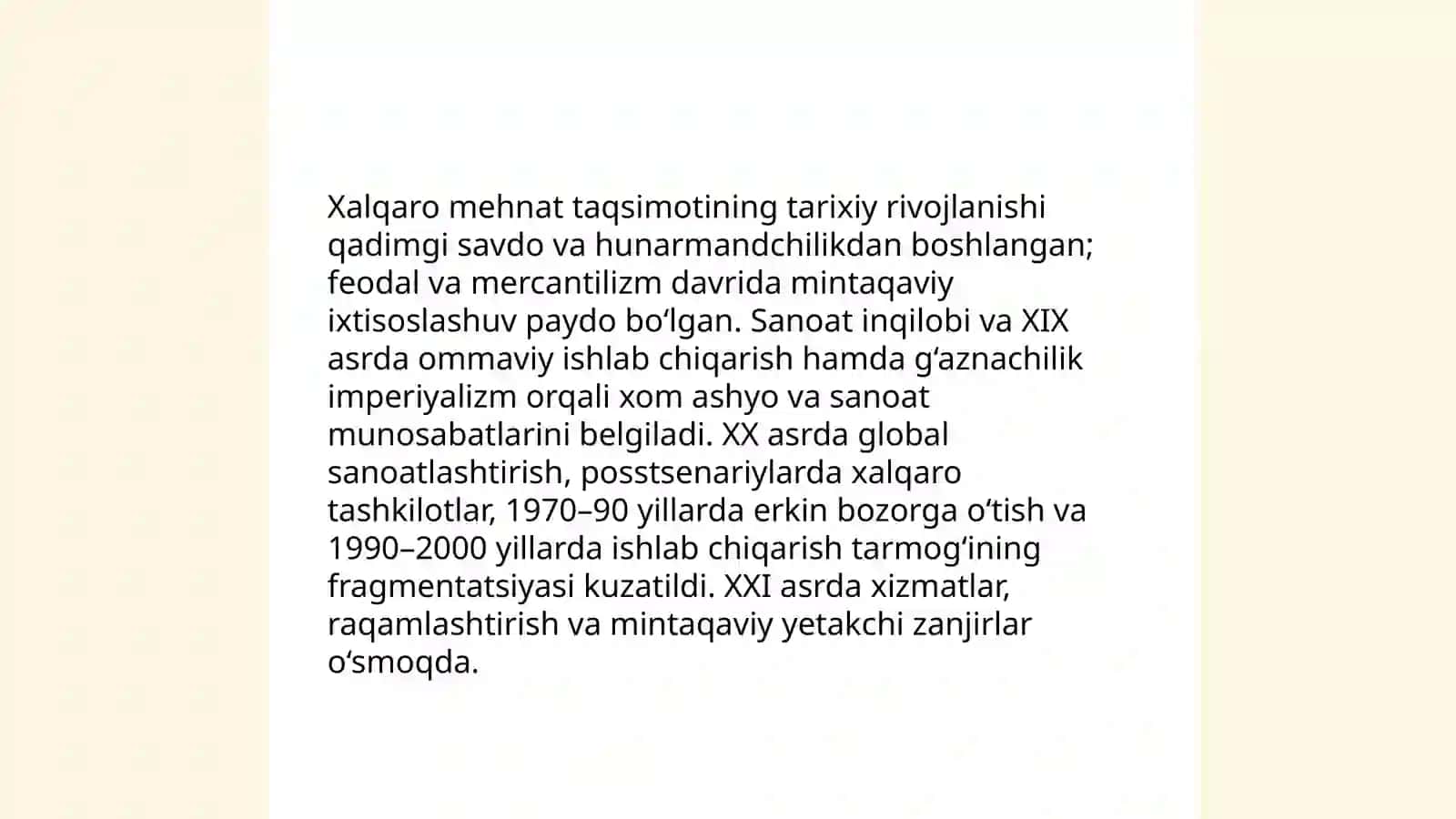 Xalqaro mehnat taqsimoti 4