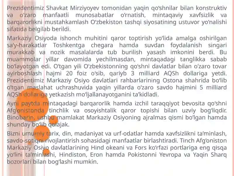 Milliy xavfsizlikni ta'minlash bo'rasida amalga oshirilayotgan ishlar 4