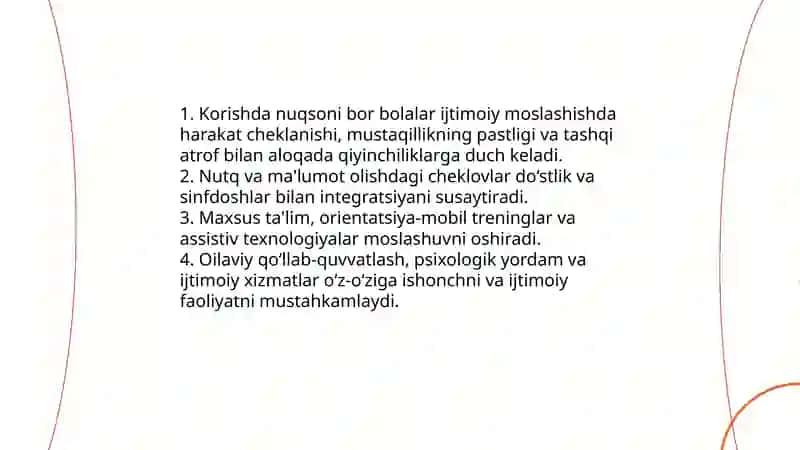 Korishda nuqsoni bor bolalarning psixologik xususiyatlari 4