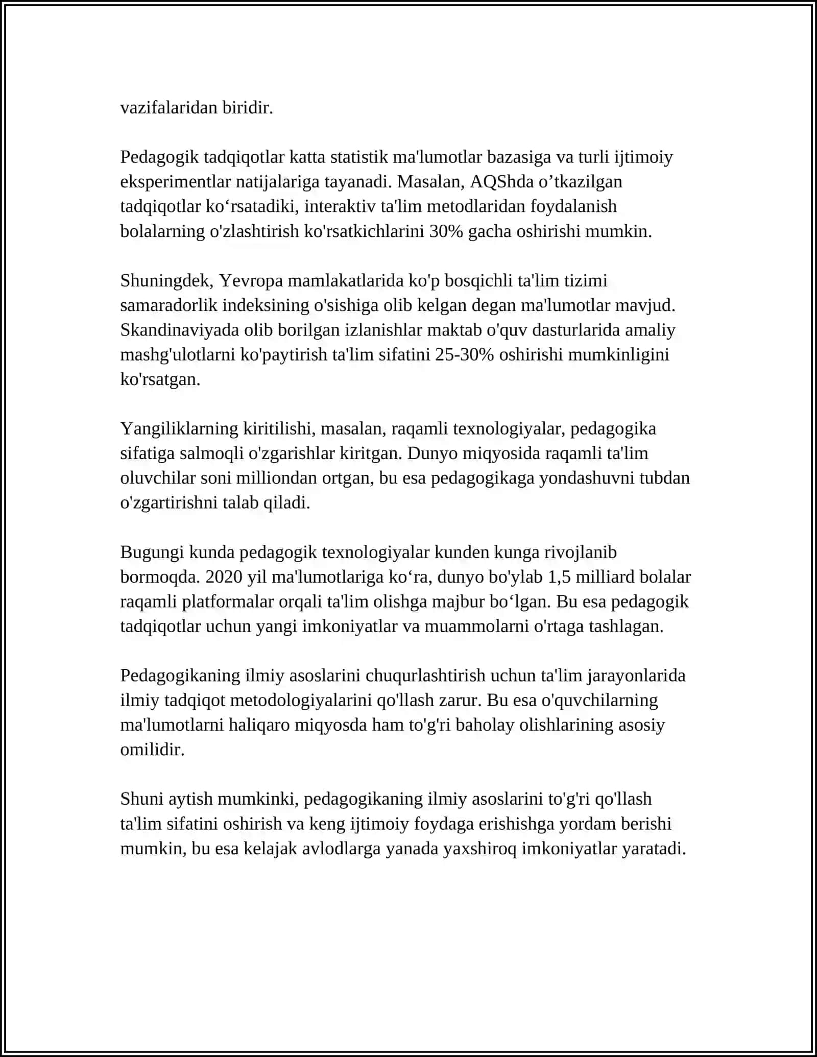 PEDAGOGIKANING ILMIY BILIM SIFATIDA VUJUDGA KELISHI 4