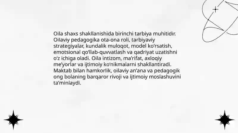 Tarbiya va shaxs shakllanishining nazariy asoslari 4