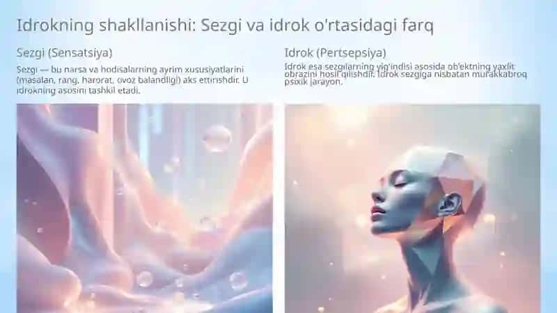 Idrok haqida tushuncha 4