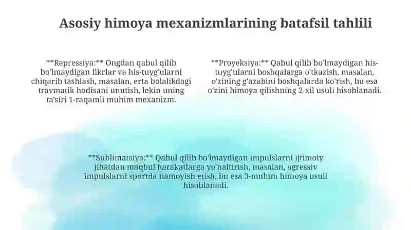 Himoya mexanizmlari 4