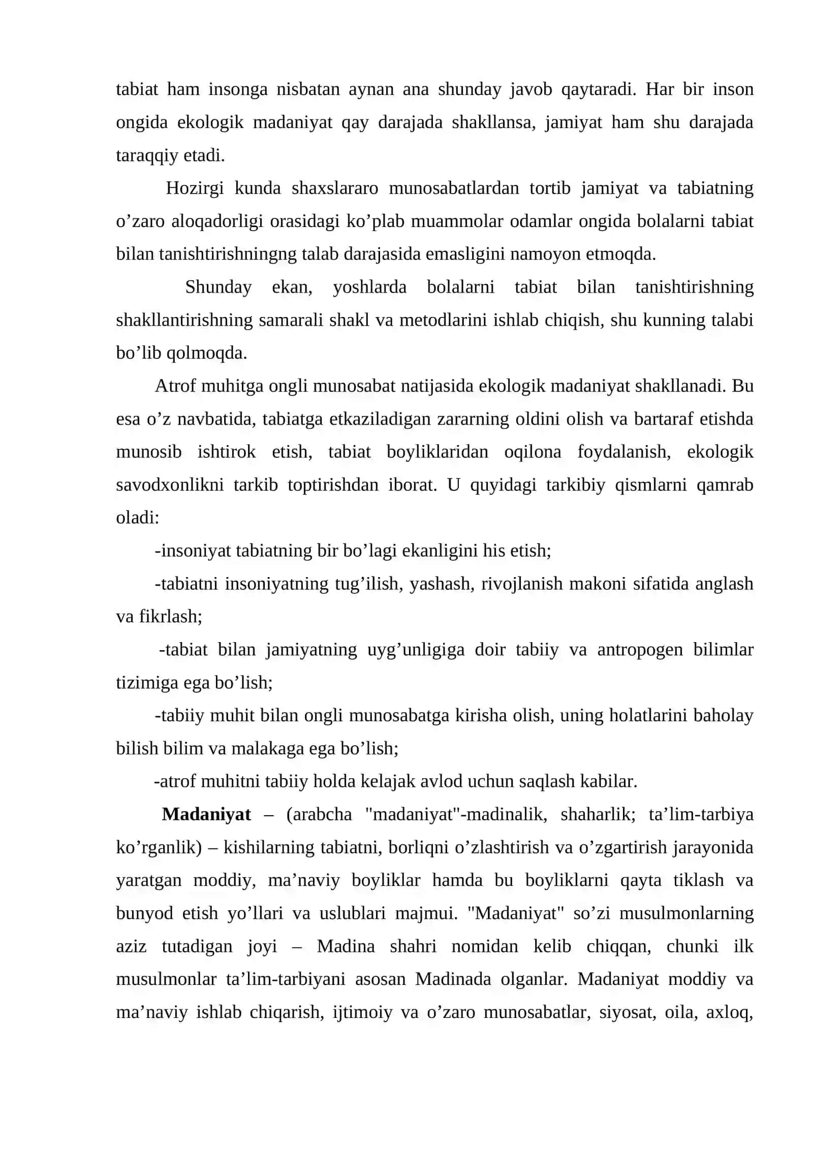 BOLALARNI TABIAT BILAN TANISHTIRISHNING SAMARALI USULLARI 4