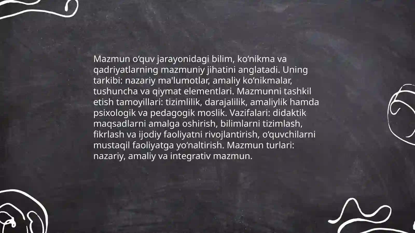 Didaktikaning asosiy kategoriyalari 4