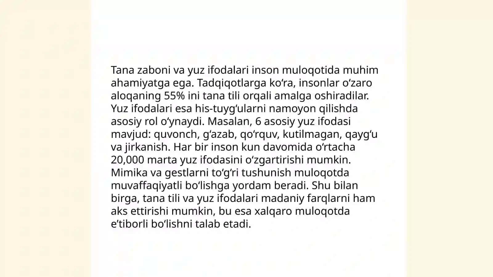 Tana zabonini konflikt vaziyatlarda qo'llash borasidagi asosiy tamoyillar 4