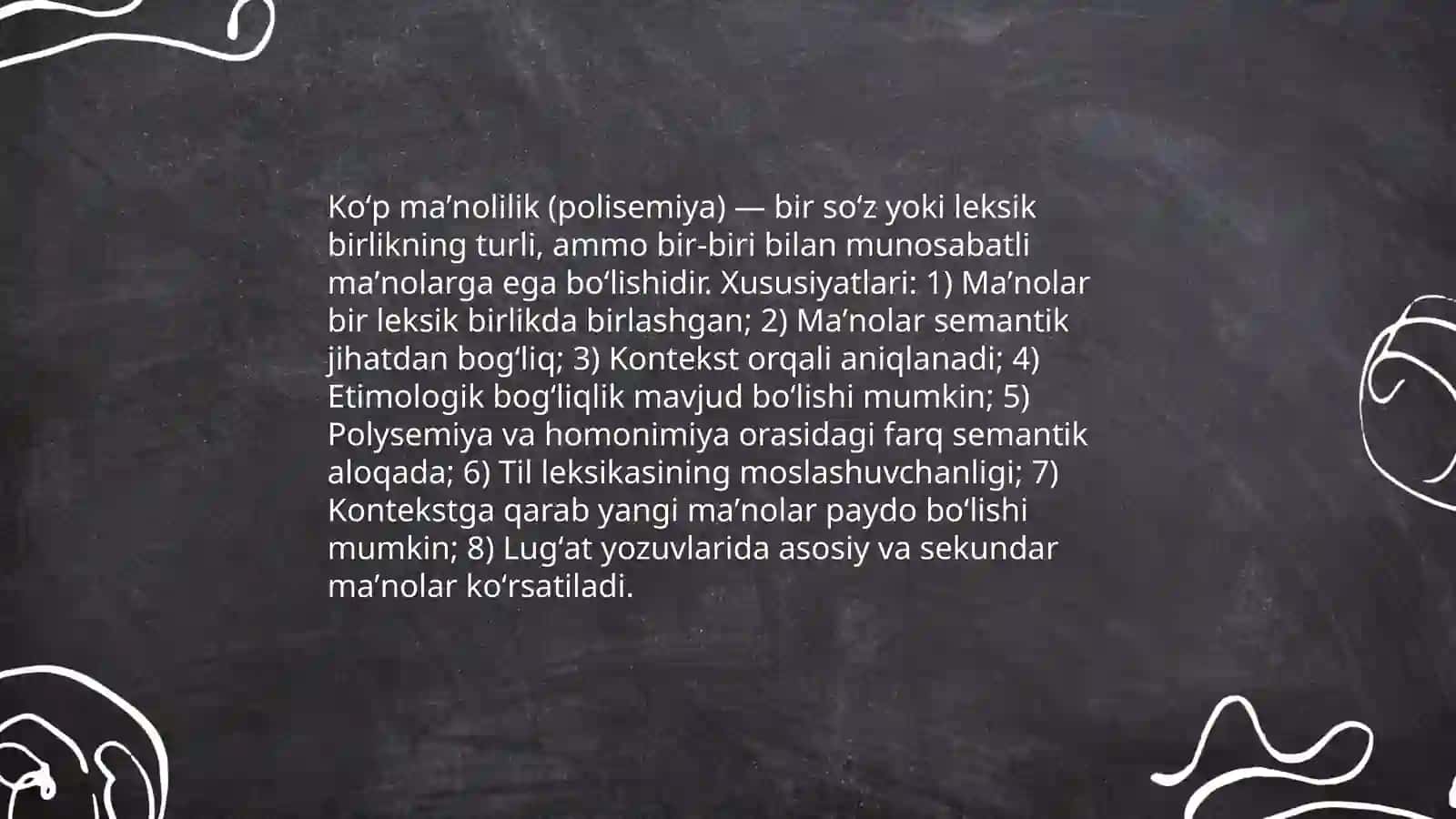 Bir maʼnolilik va koʻp maʼnolilik haqida maʼlumot 4